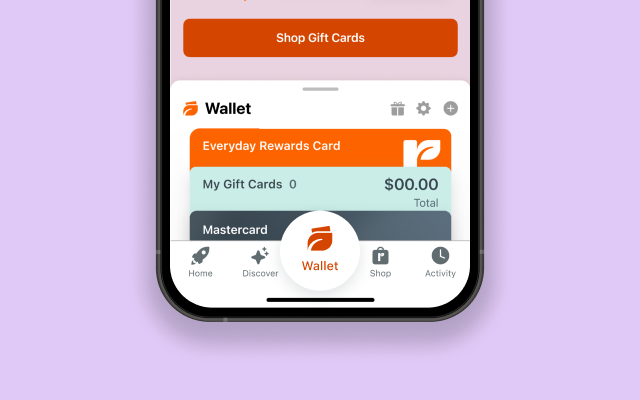 Buy, store and redeem Gift Cards